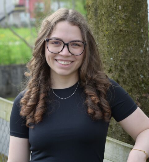 Porträt von Annika Marte, Leiterin des Kindergartens Kidla in Hohenems